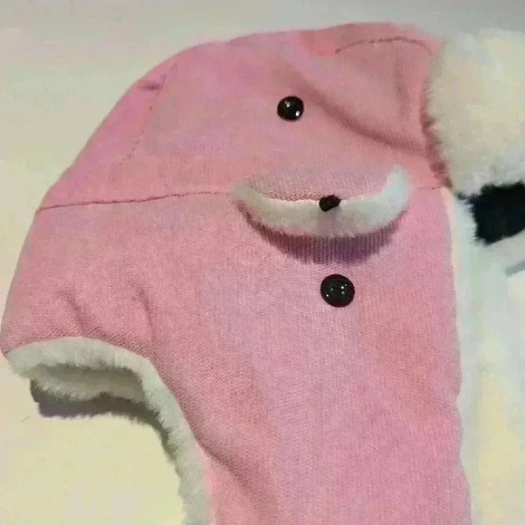 Kids Pink Winter Trapper Hat  - BNWOT - Picture 2 of 2
